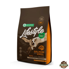 Natures Protection Lifestyle Dog Grain Free Junior Salmon with krill 1,5kg kutyaeledel