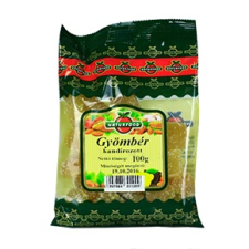 Naturfood kandírozott gyömbér - 100g reform élelmiszer