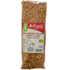 Naturgold bio tönköly tészta teljes őrlésű csiga 250 g tészta