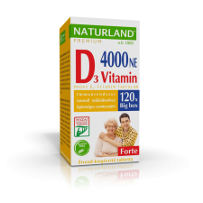 Naturland D-vitamin Forte 4000 NE tabletta 120 db vitamin és táplálékkiegészítő