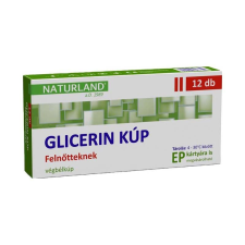  NATURLAND GLICERIN KUP 2500MG FELNOTTEKNEK 12X vitamin és táplálékkiegészítő
