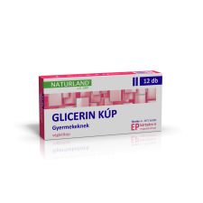 Naturland glicerin kúp gyerekeknek 1500mg 12 db gyógyhatású készítmény