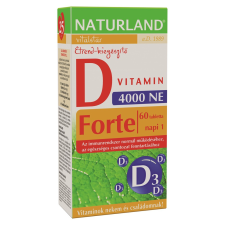 Naturland Naturland d-vitamin forte tabletta 60 db gyógyhatású készítmény
