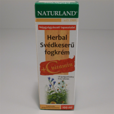 Naturland Naturland svédkeserü fogkrém+c vitamin 100 ml fogkrém