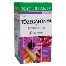Naturland tőzegáfonya-enchinacea gyümölcstea 40g alapvető élelmiszer