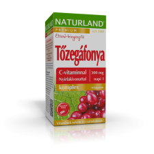 NATURLAND Tőzegáfonya komplex kapszula C-vitaminnal és nyírfakivonattal 30x gyógyhatású készítmény