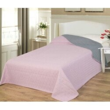 NATURTEX ágytakaró Emily microfiber rózsaszín-szürke 235x250cm lakástextília