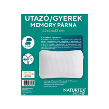 NATURTEX Memory Biome kezelt utazó/gyerek kispárna, 42x24x13cm lakástextília