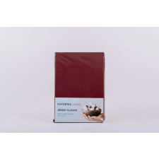 NATURTEX Pamut Jersey burgundy gumis lepedő 180-200x200 cm lakástextília