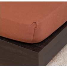 NATURTEX Pamut Jersey csokoládé gumis lepedő 160x200 cm lakástextília