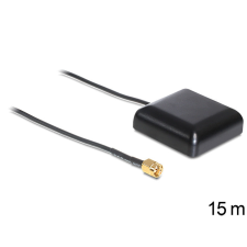 NAVILOCK GNSS GPS antenna NL-200AA SMA Stecker 15 m nagy nyereségű Navilock kábel és adapter