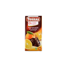 &nbsp Torras étcsokoládé cukormentes narancsos 75g reform élelmiszer