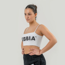 NEBBIA Bandeau Back Check sportmelltartó White
