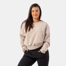 NEBBIA Dámska Pulcsi Loose Fit Cream - NEBBIA