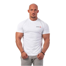 NEBBIA Férfi póló Nebbia Minimalist Logo 291 fehér XL
