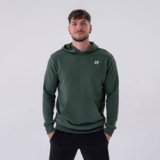 NEBBIA Men‘s Hoodie Pouch Pocket Dark Green XXL