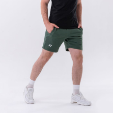 NEBBIA Men‘s Shorts Relaxed-fit Dark Green XXL