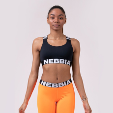 NEBBIA - Športová podprsenka POWER YOUR HERO Black