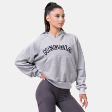 NEBBIA Women‘s Hoodie Iconic Hero Grey - NEBBIA