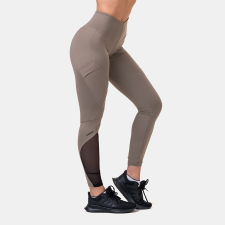 NEBBIA Women‘s leggings High Waist Fit&Smart Mocha - NEBBIA XS női nadrág