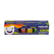Nebulo 25ml-es 6 színű tégelyes tempera készlet ntf-25-6 tempera