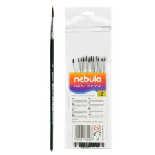 Nebulo Ecset 2-es festett nyéllel 12 db/csomag, Nebulo ecset