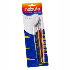 Nebulo Ecset készlet NEBULO festett fanyelű (2,4,6,8,10) ecset, festék