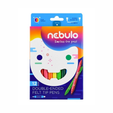 Nebulo Filctoll NEBULO kétvégű 12db-os készlet filctoll, marker