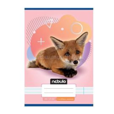Nebulo Füzet, A5, 4. osztályos vonalas, 21-32, Állatos minták, 16 db/csomag Nebulo (NEBULO_55823) füzet