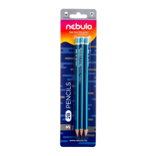 Nebulo Grafitceruza 2B, 3 db-os, NEBULO ceruza