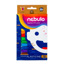 Nebulo Gyurma készlet (12 színes, 200g) gyurma