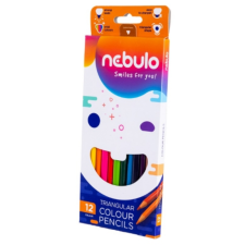 Nebulo : Háromszög alakú 12db-os színes ceruza szett színes ceruza