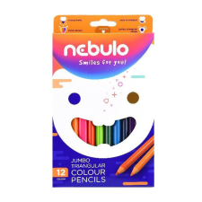Nebulo jumbo háromszög alakú 12 db/csomag színes ceruza készlet színes ceruza