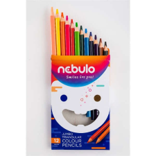 Nebulo jumbo háromszög alakú 12 db/csomag színes ceruza készlet ceruza