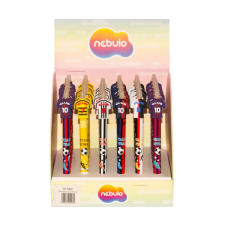 Nebulo : Mezek nyomógombos radírozható zseléstoll többféle 1db toll