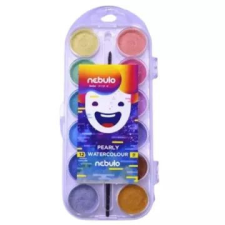 Nebulo Nebulo: Vízfesték - 12 db-os kréta, festék és papír