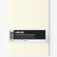 Nebulo : Papírszalagos félfamentes rajzlap A/4 10db-os rajzlap
