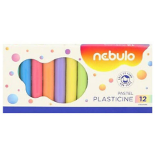 Nebulo : Pasztell színű gyurma szett 12db-os 200g gyurma