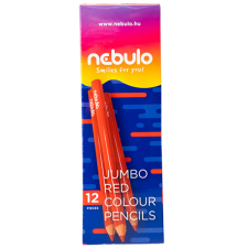 Nebulo : Piros háromszögletű Jumbo színes ceruza 1db színes ceruza