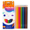 Nebulo Színes ceruza, NEBULO, 12 db-os, háromszögletű