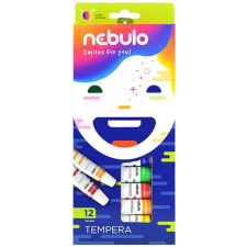 Nebulo : Színes tempera készlet 12ml 12 db tempera