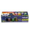 Nebulo Tempera készlet, tégelyes, 25 ml, NEBULO, 12 különböző szín