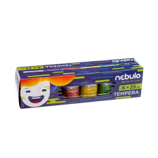Nebulo Tempera NEBULO tégelyes 6db-os készlet 25 ml iskolai kiegészítő