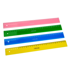 Nebulo Vonalzó, 30 cm-es, vegyes színek, Nebulo vonalzó