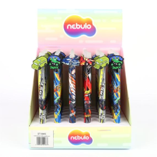 Nebulo Zseléstoll radírozható, járművek, 36 db/display Nebulo toll