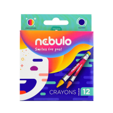 Nebulo Zsírkréta készlet, Nebulo, 12 klf. szín kréta