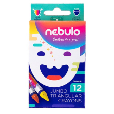 Nebuló Zsírkréta Nebuló jumbo háromszögletű 12 db-os klt. kréta