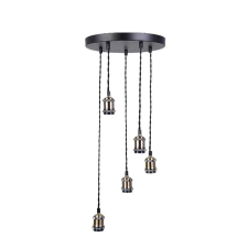 Nedes Foglalat E27 230V / 60W Bronz 1m Fém - BH6652TB-B világítás