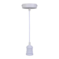 Nedes Foglalat E27 230V / 60W Fehér 1m Fém - BH612W világítás