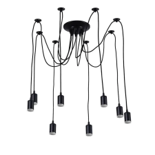 Nedes Foglalat E27 230V / 60W Fekete 2m Fém - BH5381 világítás
